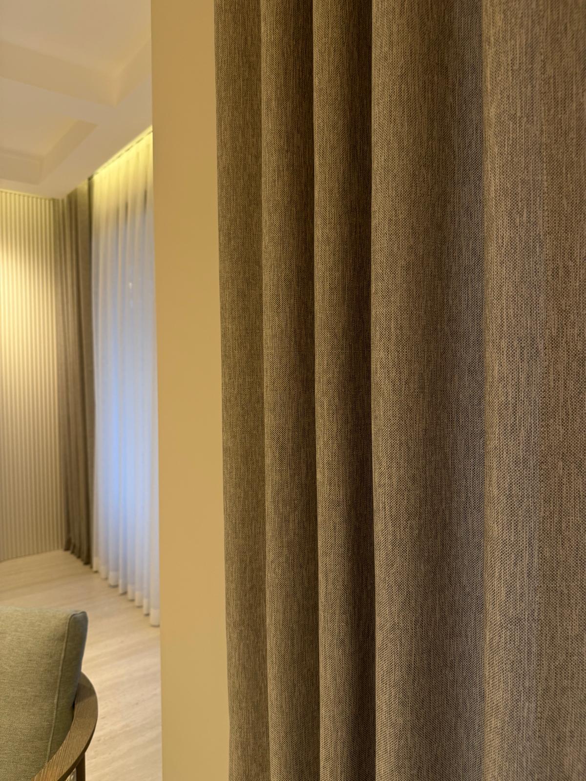 Vista Interior perde ve tül uygulama detayı